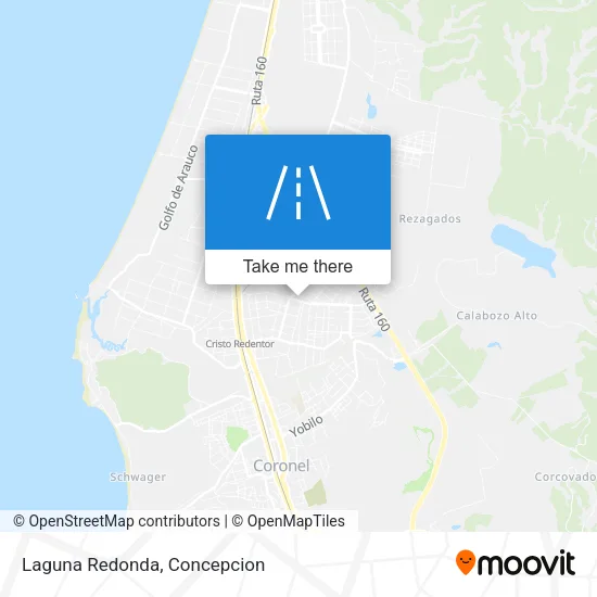 Laguna Redonda map