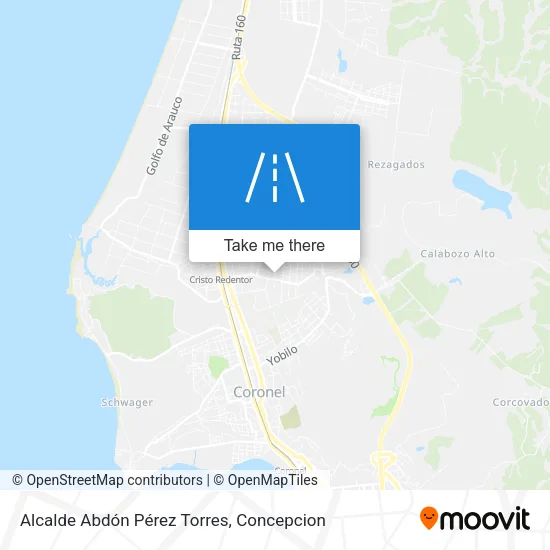 Mapa de Alcalde Abdón Pérez Torres