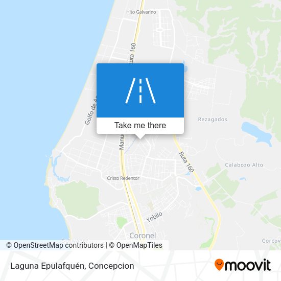 Laguna Epulafquén map