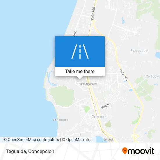 Mapa de Tegualda