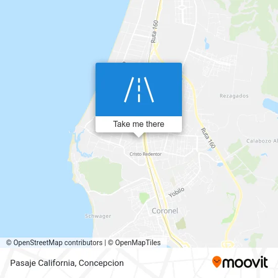 Pasaje California map