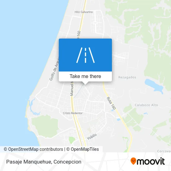 Mapa de Pasaje Manquehue