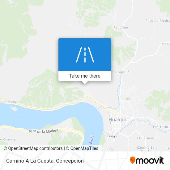Mapa de Camino A La Cuesta