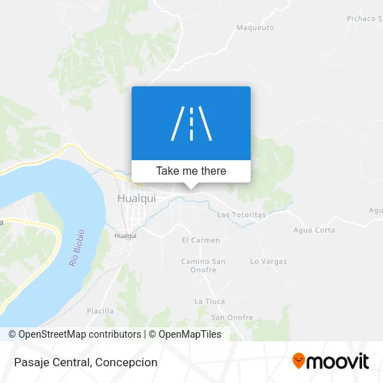 Mapa de Pasaje Central