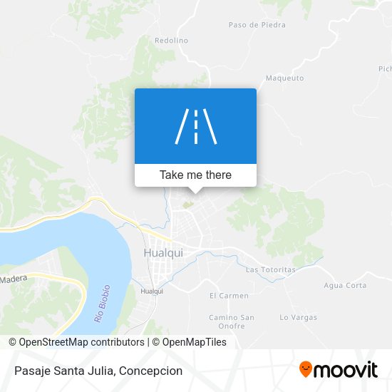 Mapa de Pasaje Santa Julia