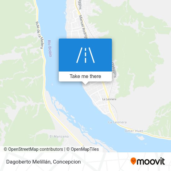 Dagoberto Melillán map