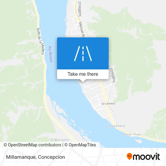 Mapa de Millamanque