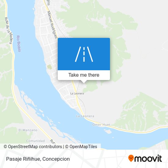 Mapa de Pasaje Riñihue
