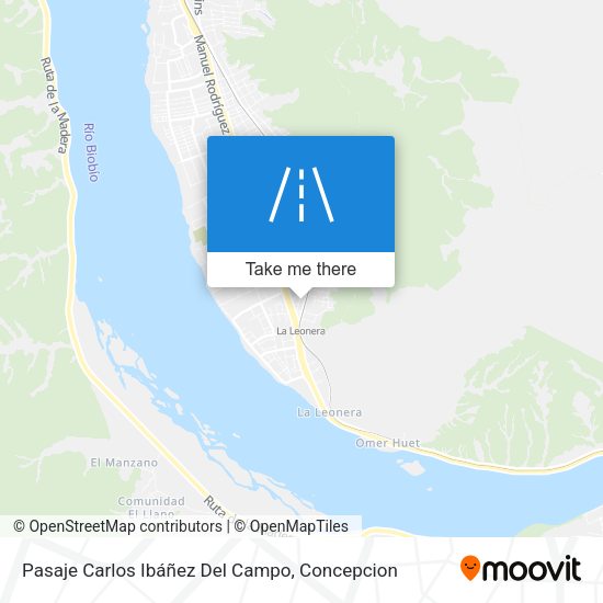Mapa de Pasaje Carlos Ibáñez Del Campo