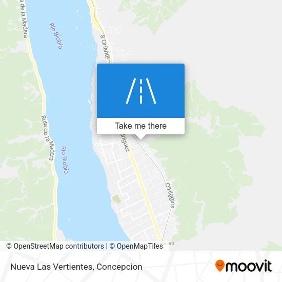 Mapa de Nueva Las Vertientes