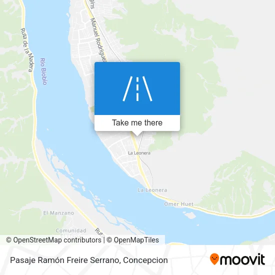 Mapa de Pasaje Ramón Freire Serrano