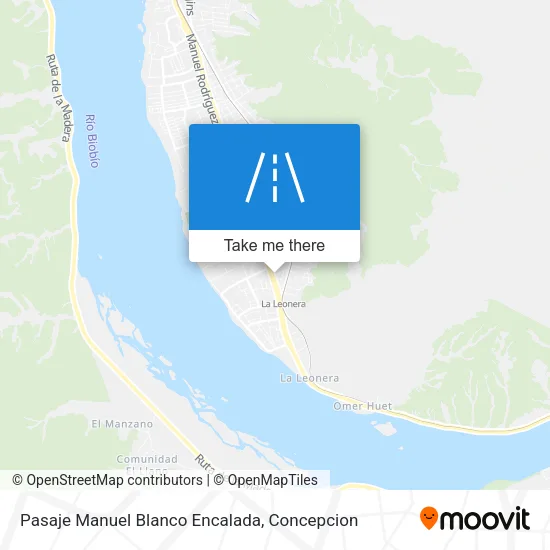 Mapa de Pasaje Manuel Blanco Encalada