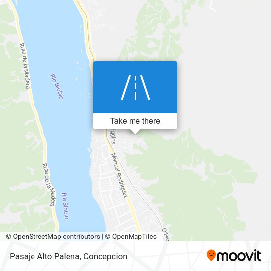 Pasaje Alto Palena map