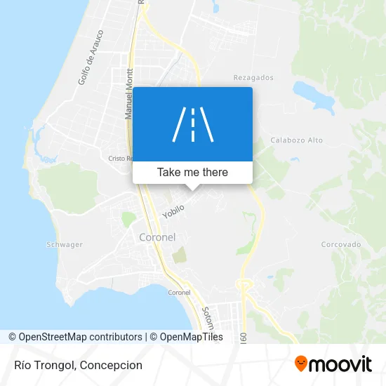 Mapa de Río Trongol