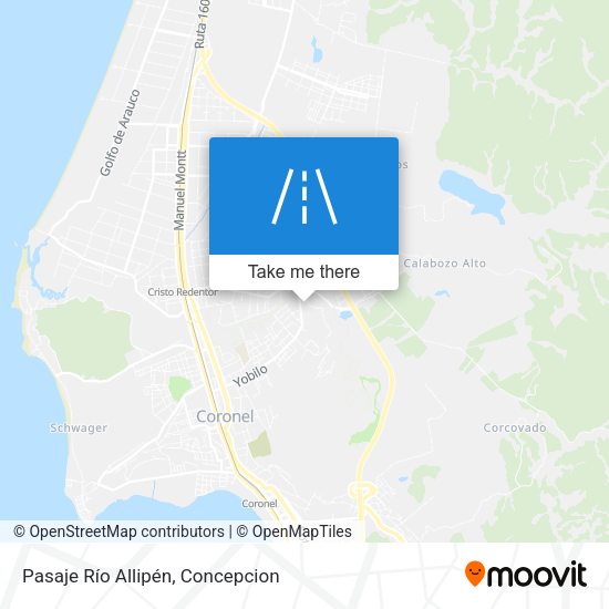 Pasaje Río Allipén map