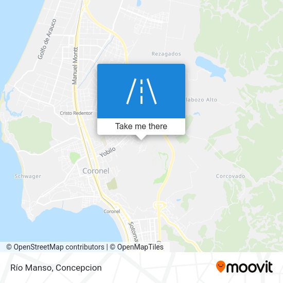 Mapa de Río Manso