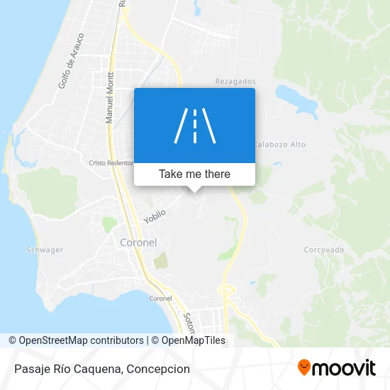 Mapa de Pasaje Río Caquena