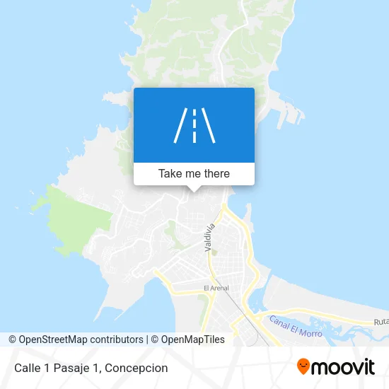 Mapa de Calle 1 Pasaje 1