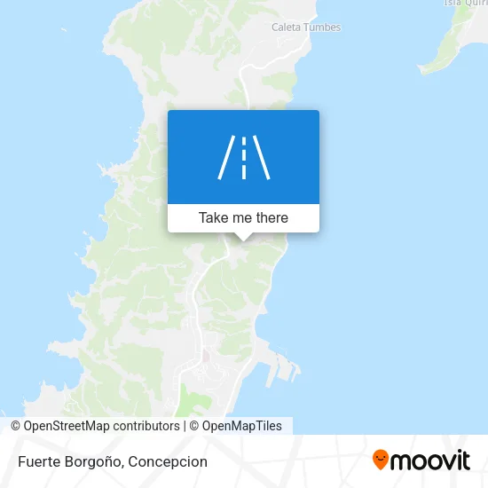 Mapa de Fuerte Borgoño