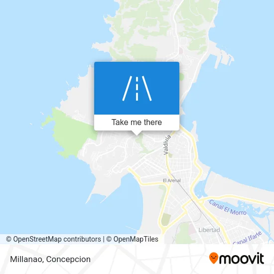 Millanao map