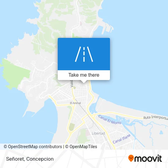 Mapa de Señoret