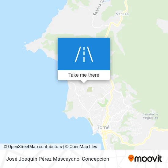 Mapa de José Joaquín Pérez Mascayano