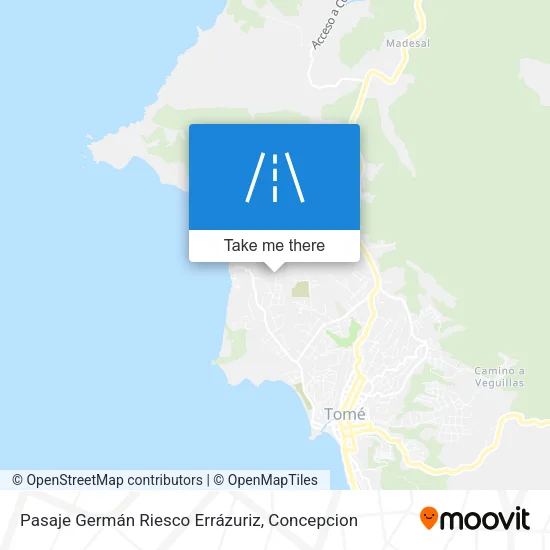 Mapa de Pasaje Germán Riesco Errázuriz