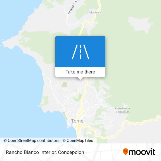 Rancho Blanco Interior map