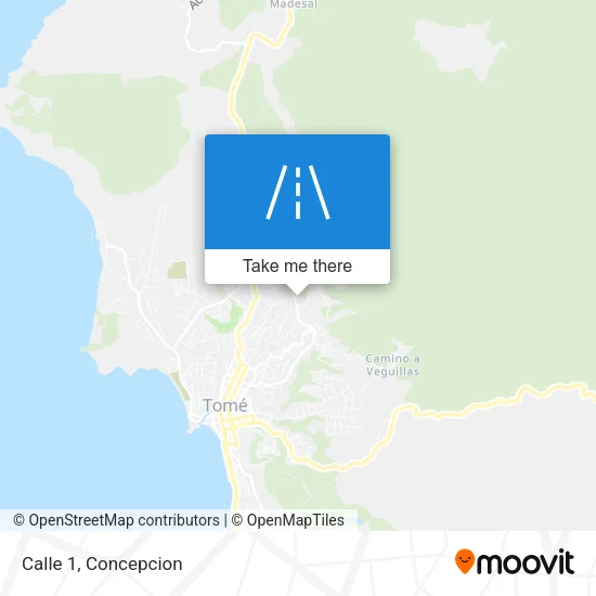 Calle 1 map