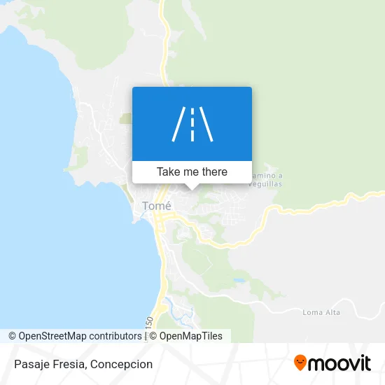 Mapa de Pasaje Fresia