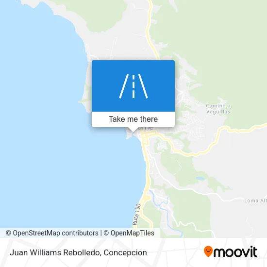 Juan Williams Rebolledo map