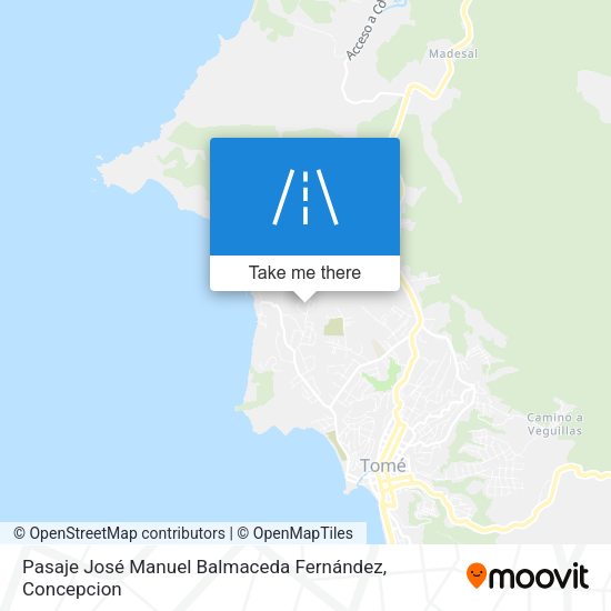 Pasaje José Manuel Balmaceda Fernández map
