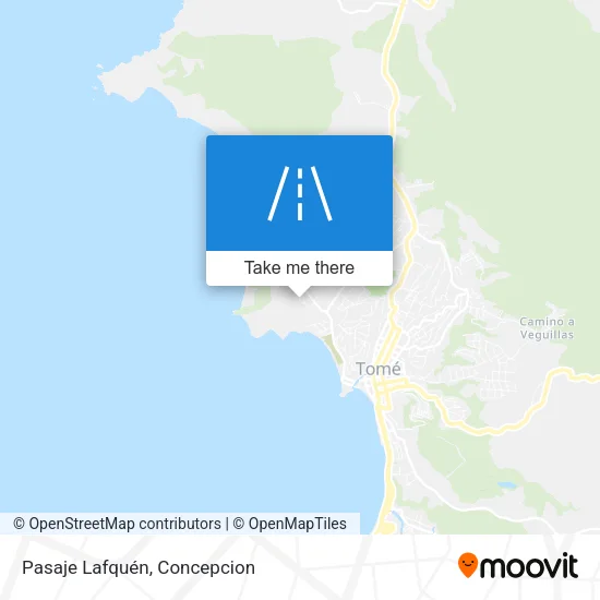 Mapa de Pasaje Lafquén