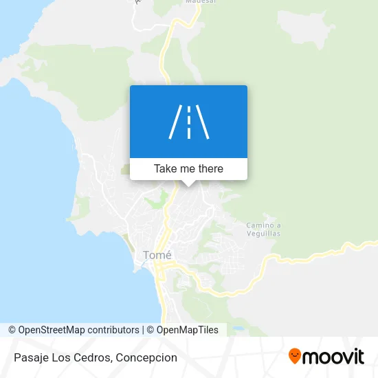 Mapa de Pasaje Los Cedros