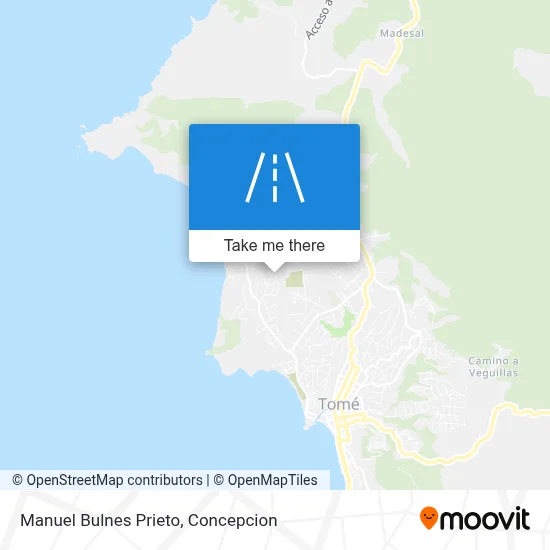 Manuel Bulnes Prieto map