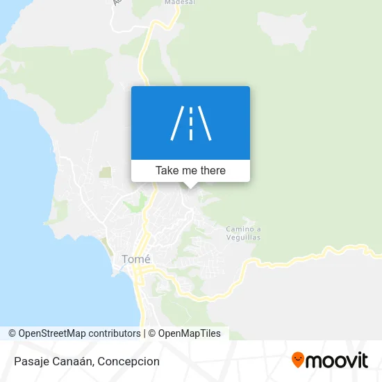 Mapa de Pasaje Canaán