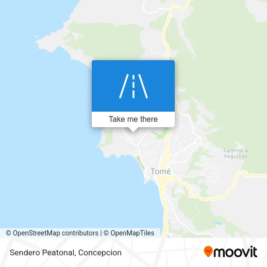Mapa de Sendero Peatonal