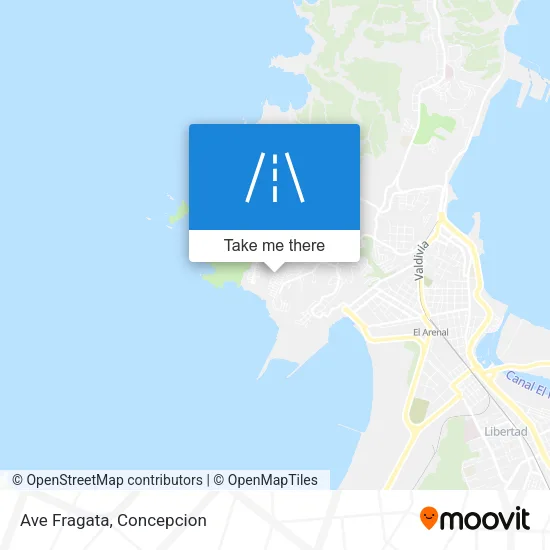 Mapa de Ave Fragata