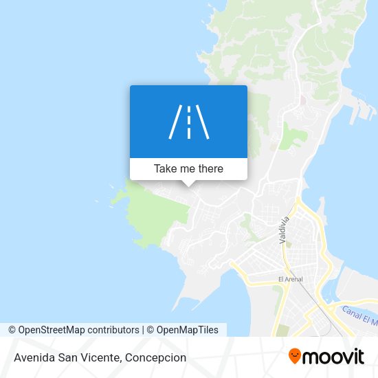 Avenida San Vicente map