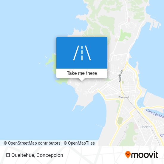 Mapa de El Queltehue