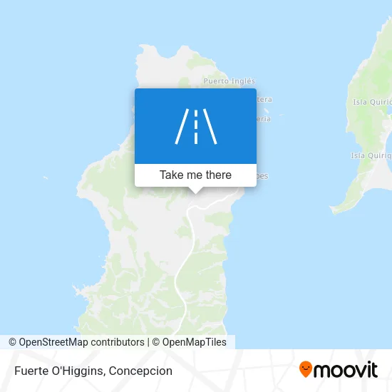 Fuerte O'Higgins map