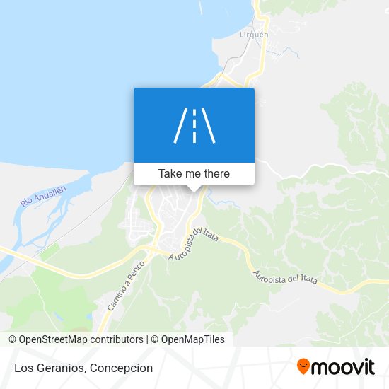 Mapa de Los Geranios