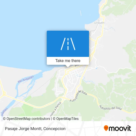 Mapa de Pasaje Jorge Montt