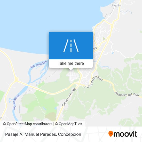 Pasaje A. Manuel Paredes map