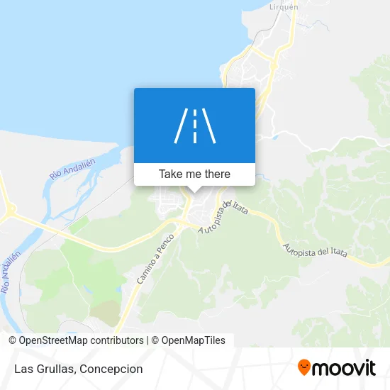 Las Grullas map