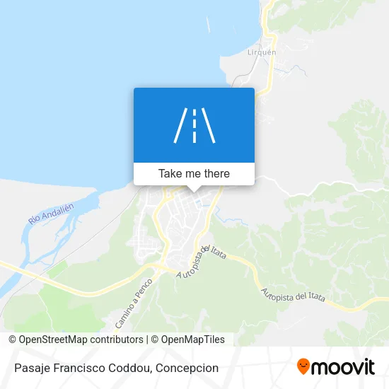 Mapa de Pasaje Francisco Coddou