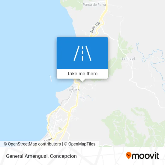 Mapa de General Amengual