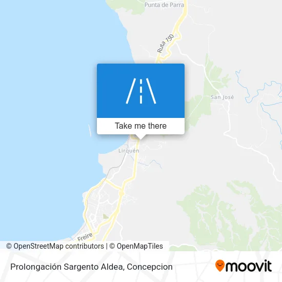 Mapa de Prolongación Sargento Aldea