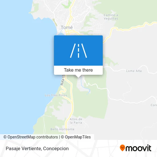 Mapa de Pasaje Vertiente