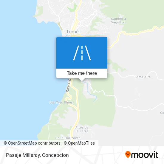 Mapa de Pasaje Millaray